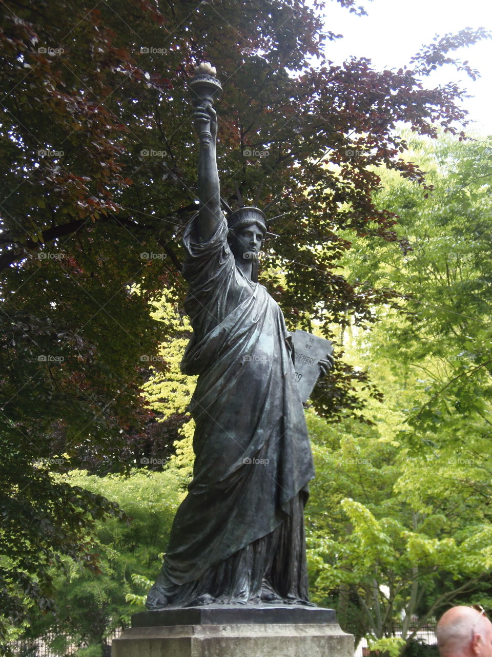Original Statue de la liberté, Luxemburg Garden, Paris