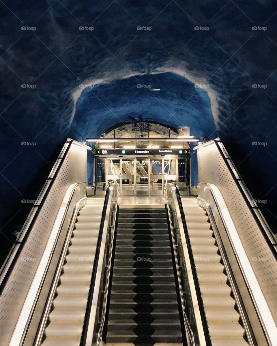 metro station in Stockholm