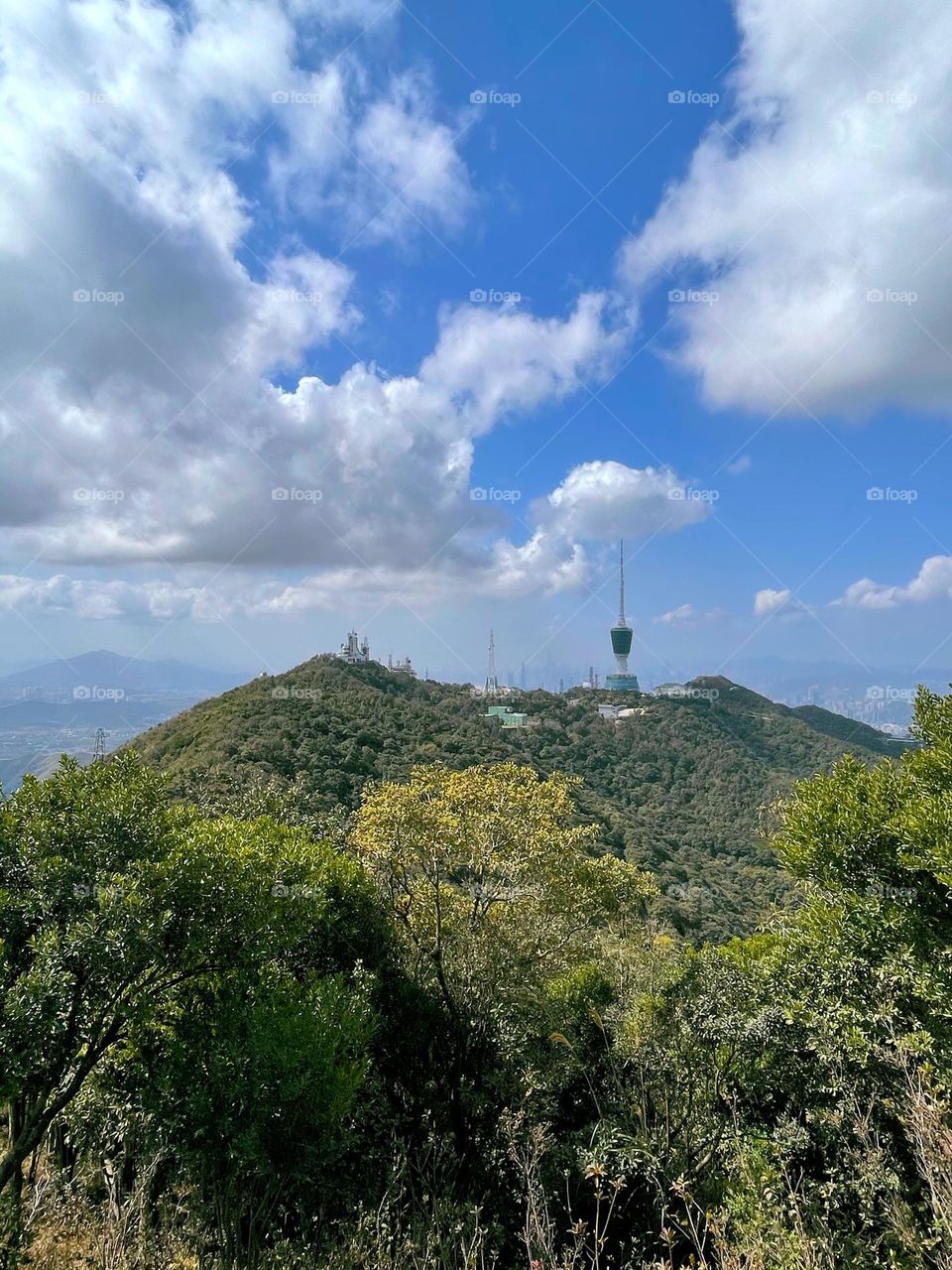 blue sky and white clouds