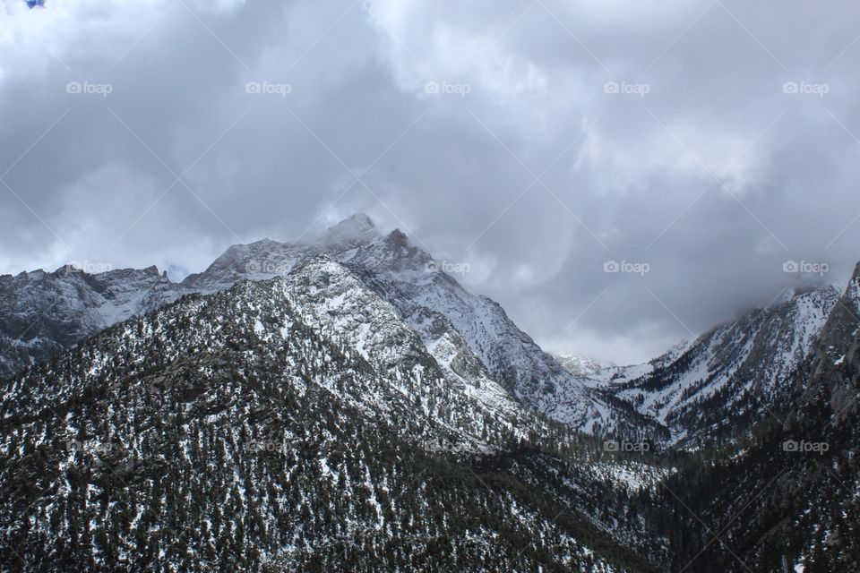Lone Pine Peak in the Eastern Sierra of California near Mt. Whitney. 
