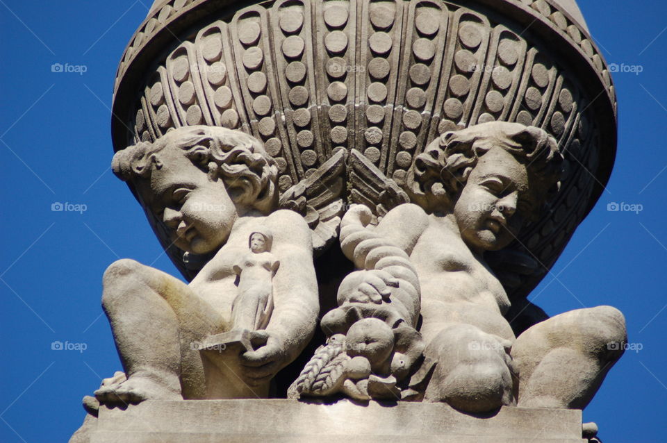 Cherub statue 