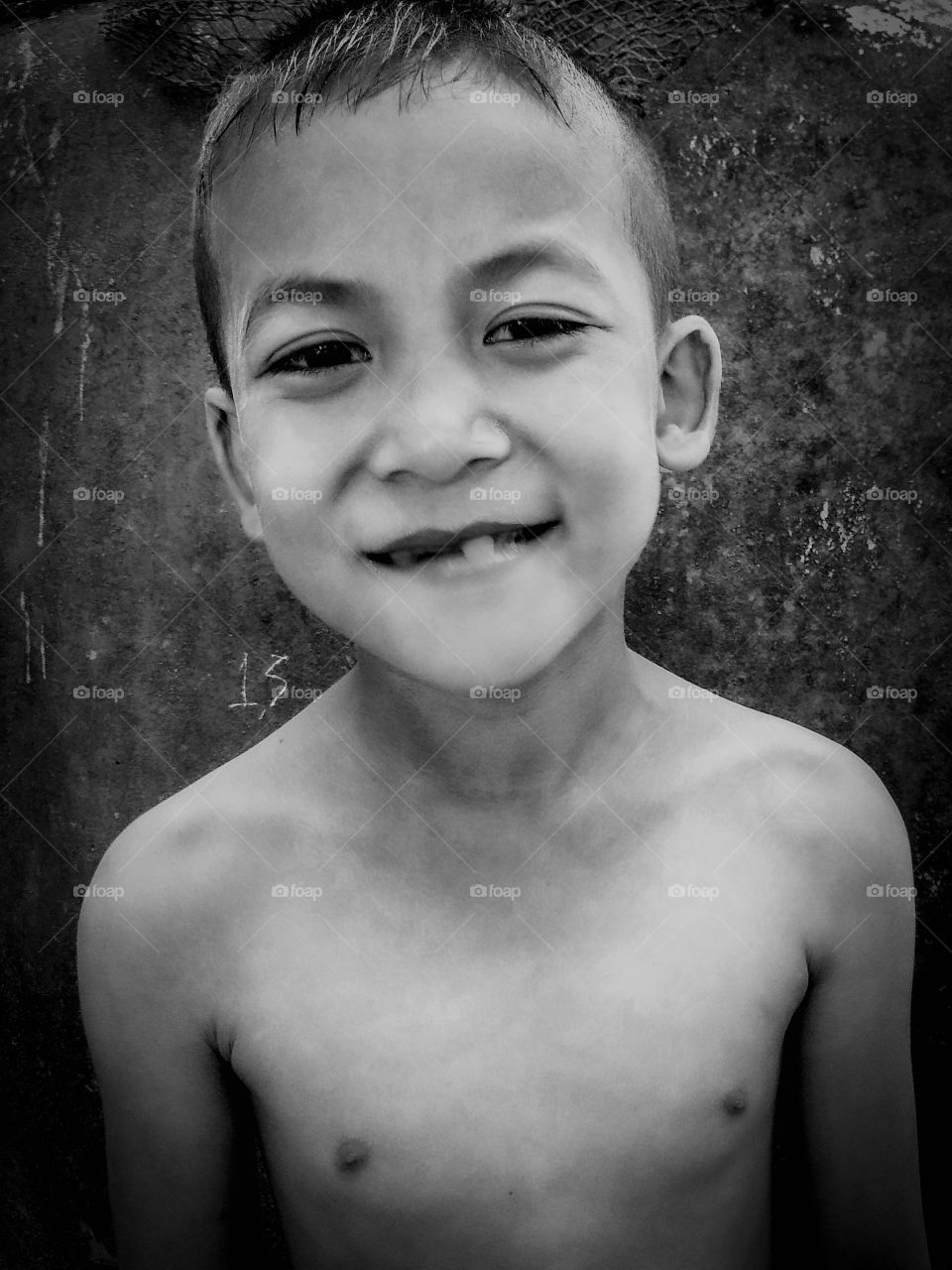 Happiness is not measured by money. For some, just having something to eat and to spend is enough ... happy smiles.