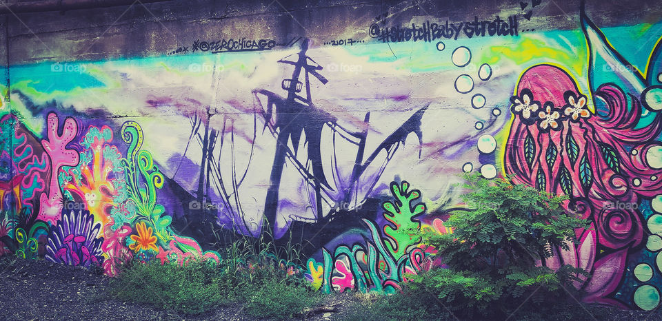graffiti wall mural