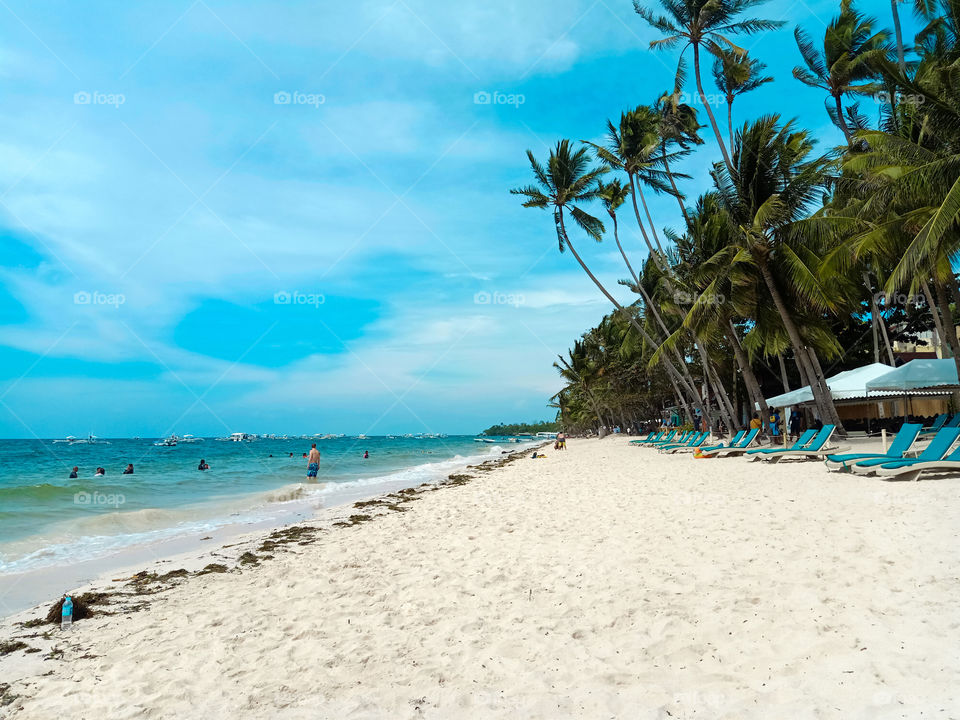 Alona Beach in Panglao, Bohol, Philippines