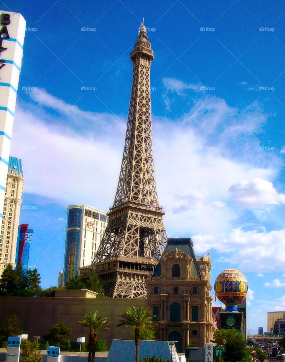Eiffel Tower in U. S.  . Las Vegas