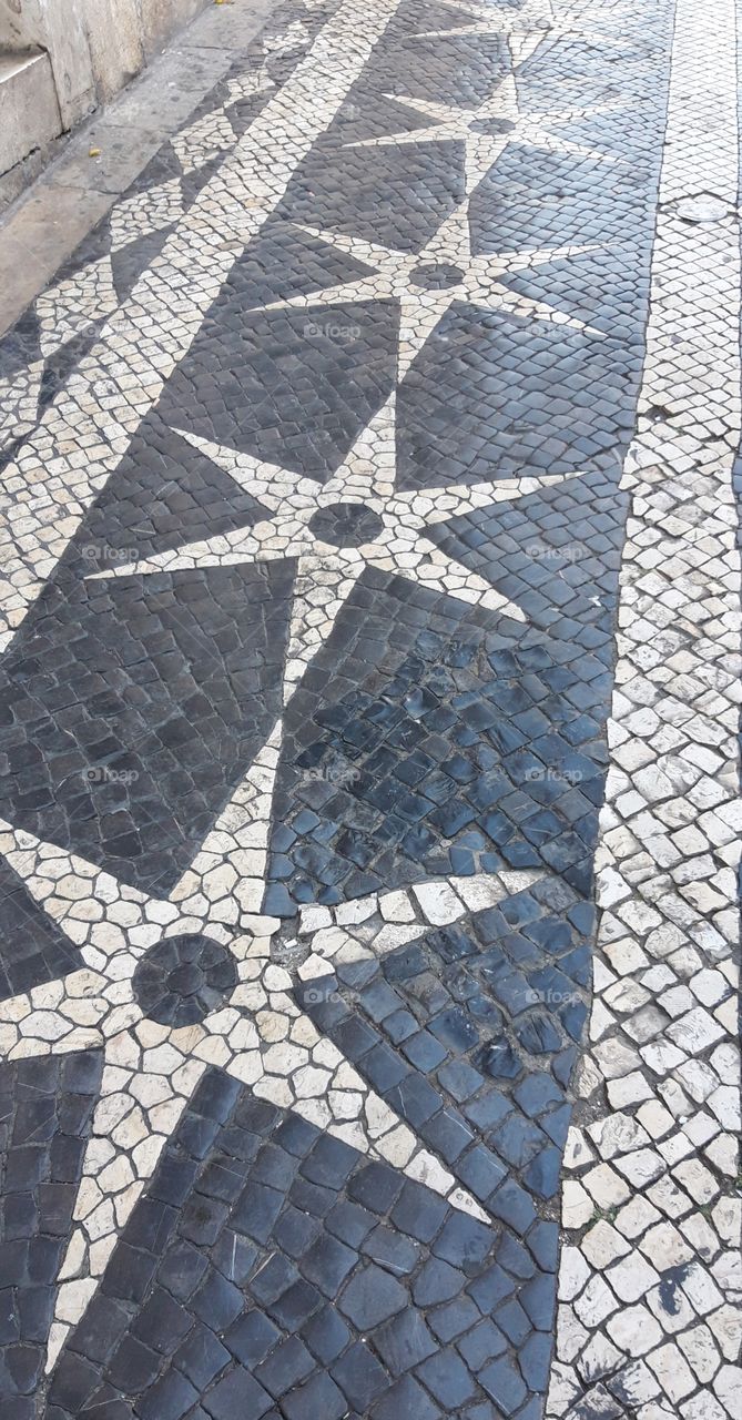 pavement in Lisbon