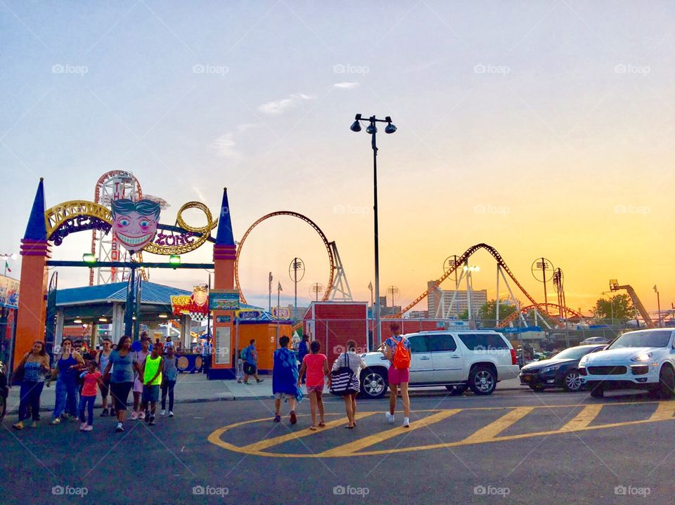 Coney Island Amusement Park, Brooklyn, New York, USA. 