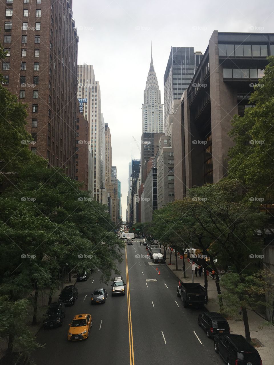 Chrysler Building and surrounding area