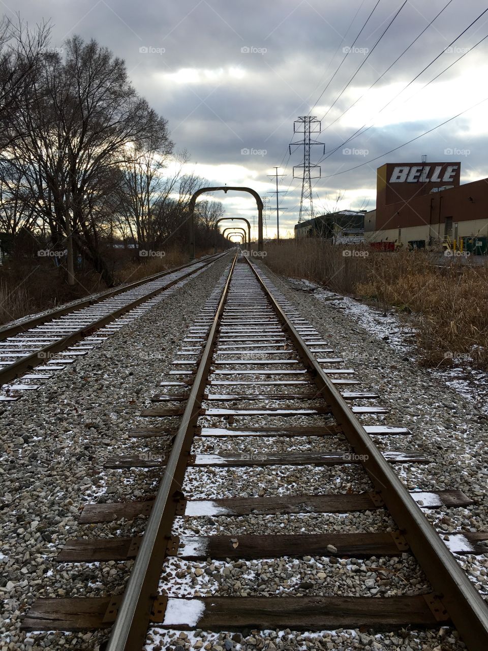 Railroad tracks