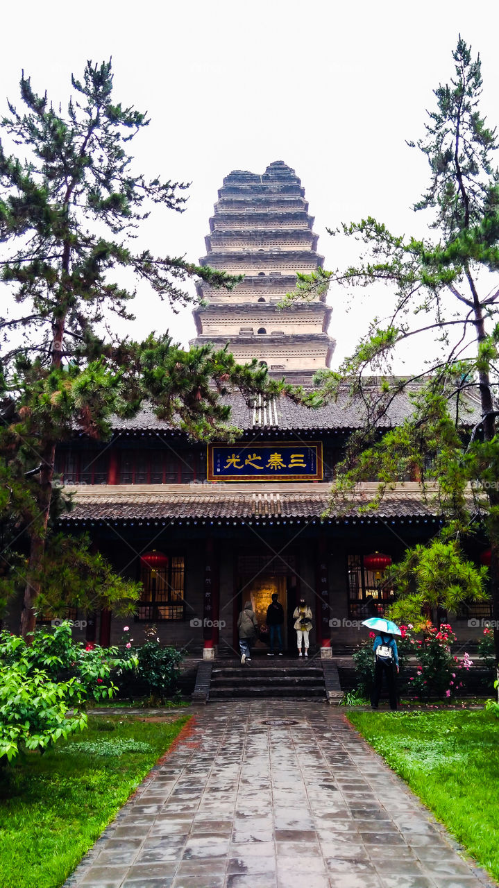 Ancient Small Goose Pagoda