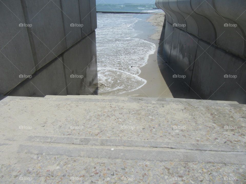 steps to the beach