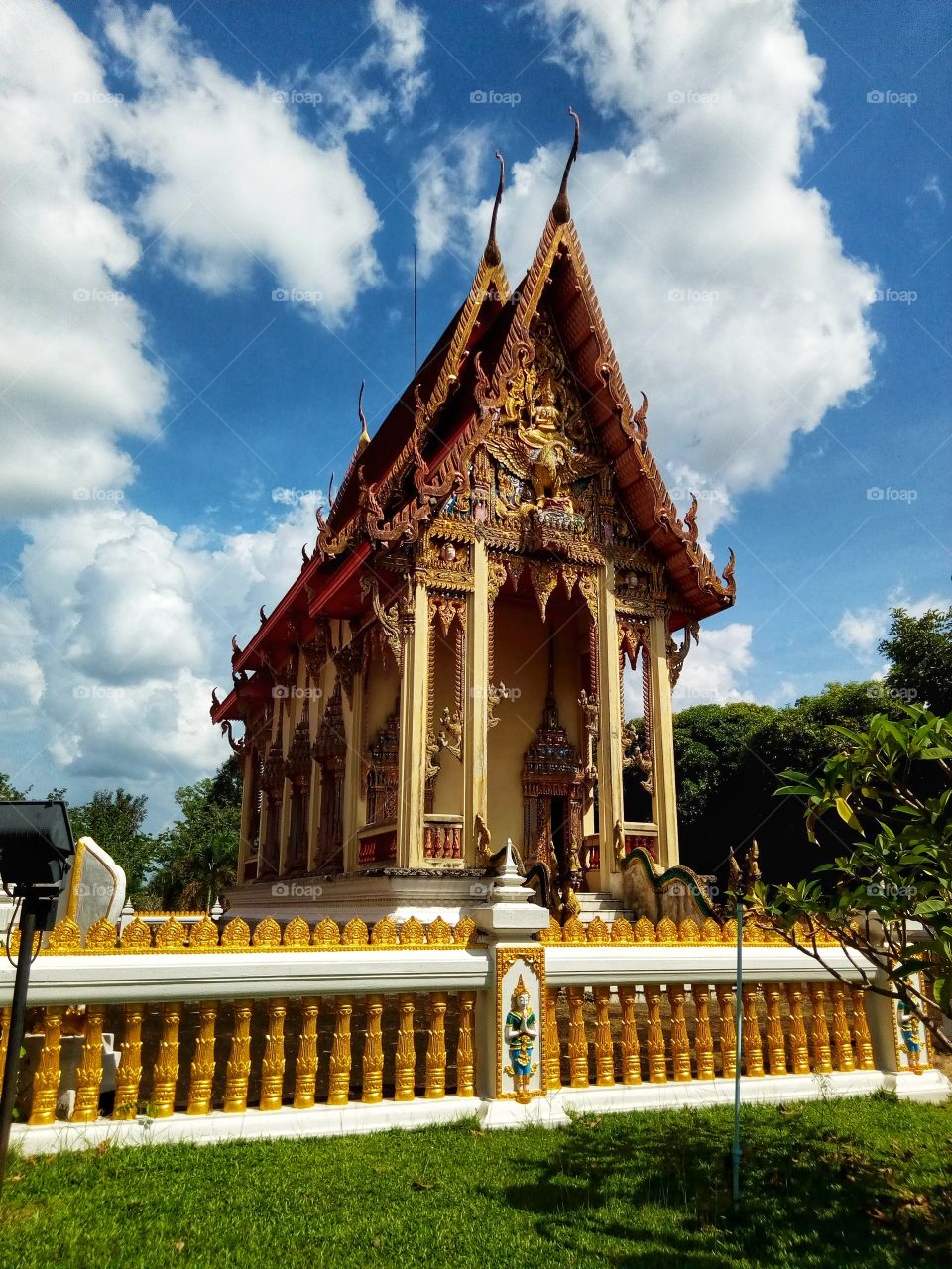 Temple at Ubon Ratchathani, Thailand.