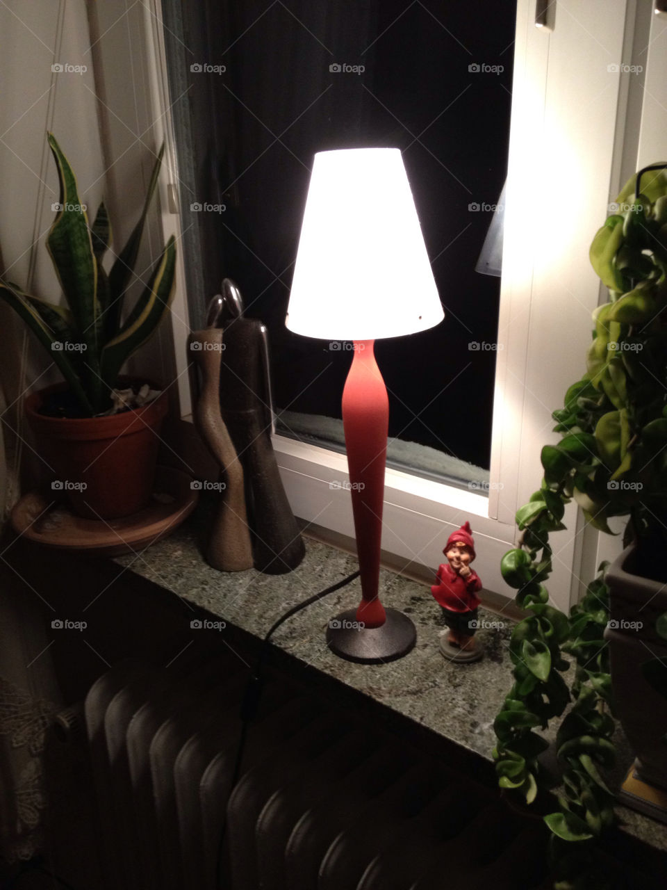 plants design lamp dark. night by liselott