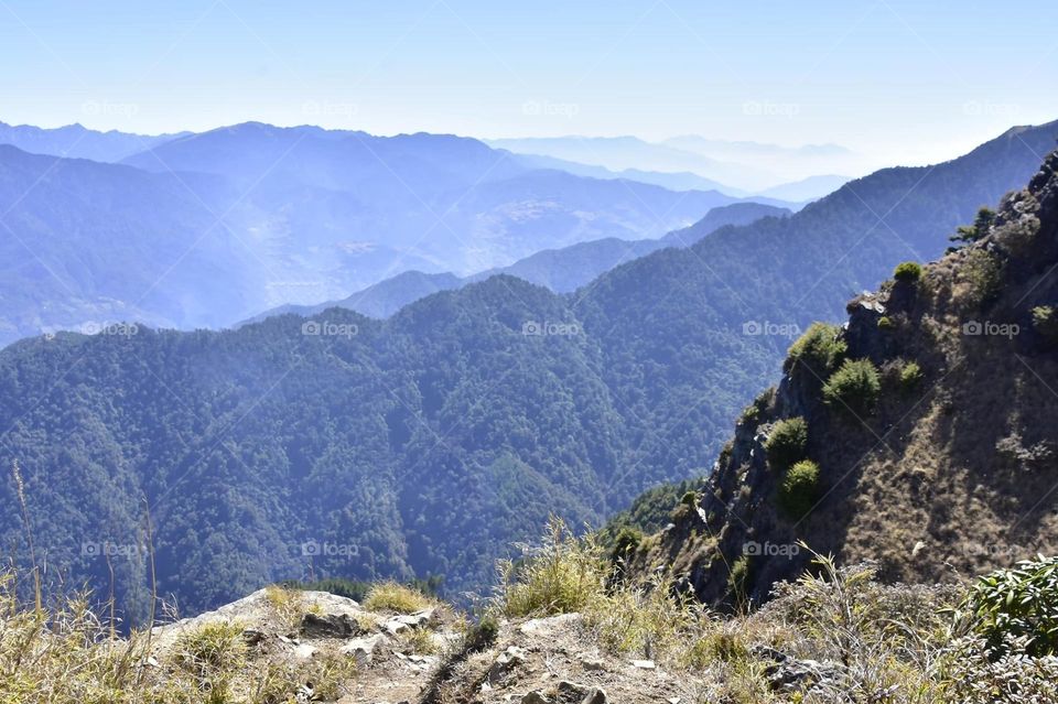 Beautiful mountain scenery