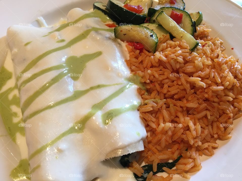 Spinach Enchiladas 