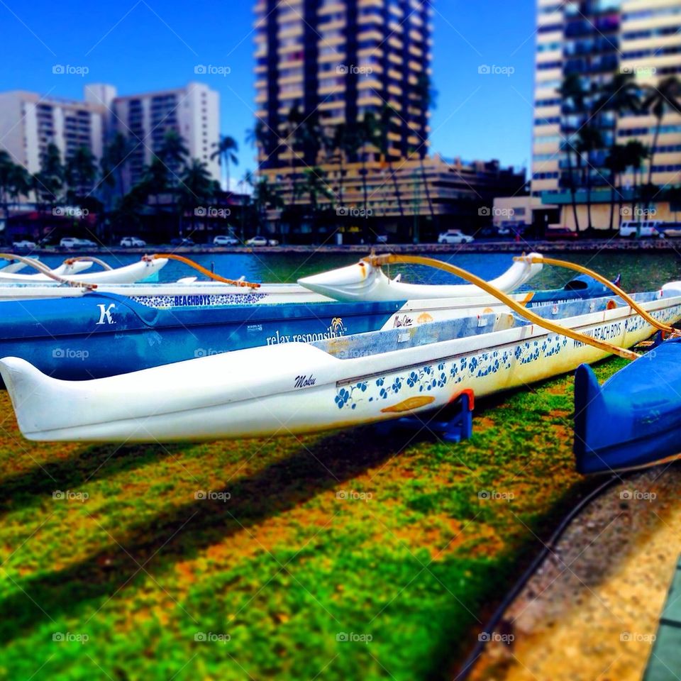 The Canoes and Waikiki View