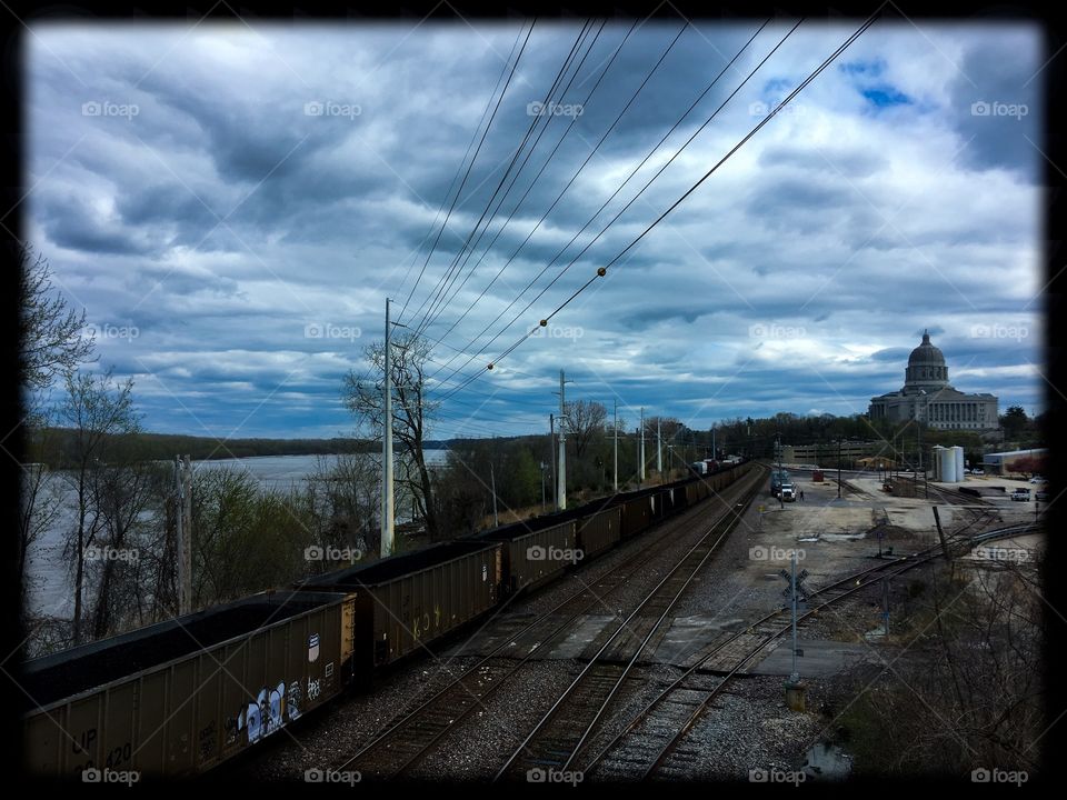 Another image of the rails at Jefferson City 