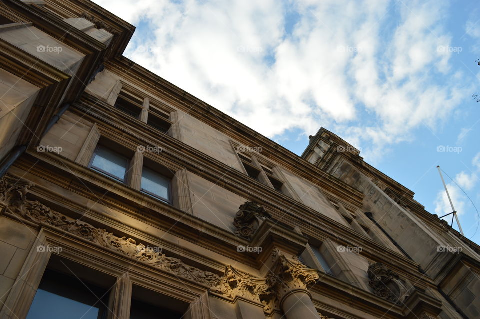 looking up. sky-architecture in England