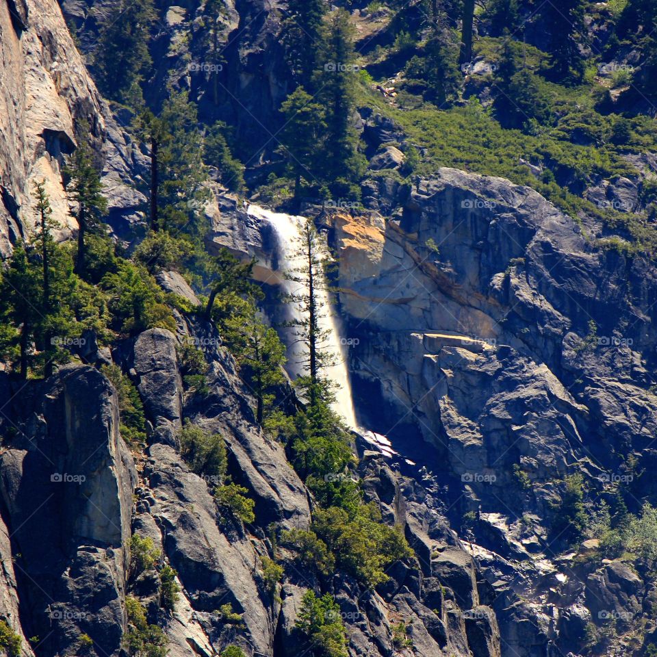 Waterfall cliff 