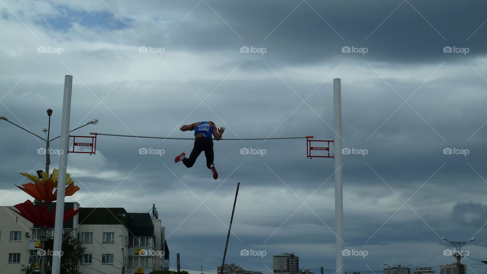 прыжок с шестом