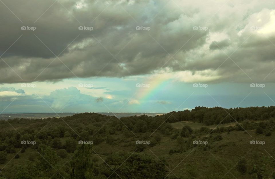 Rainbow over the Devils Punchbowl