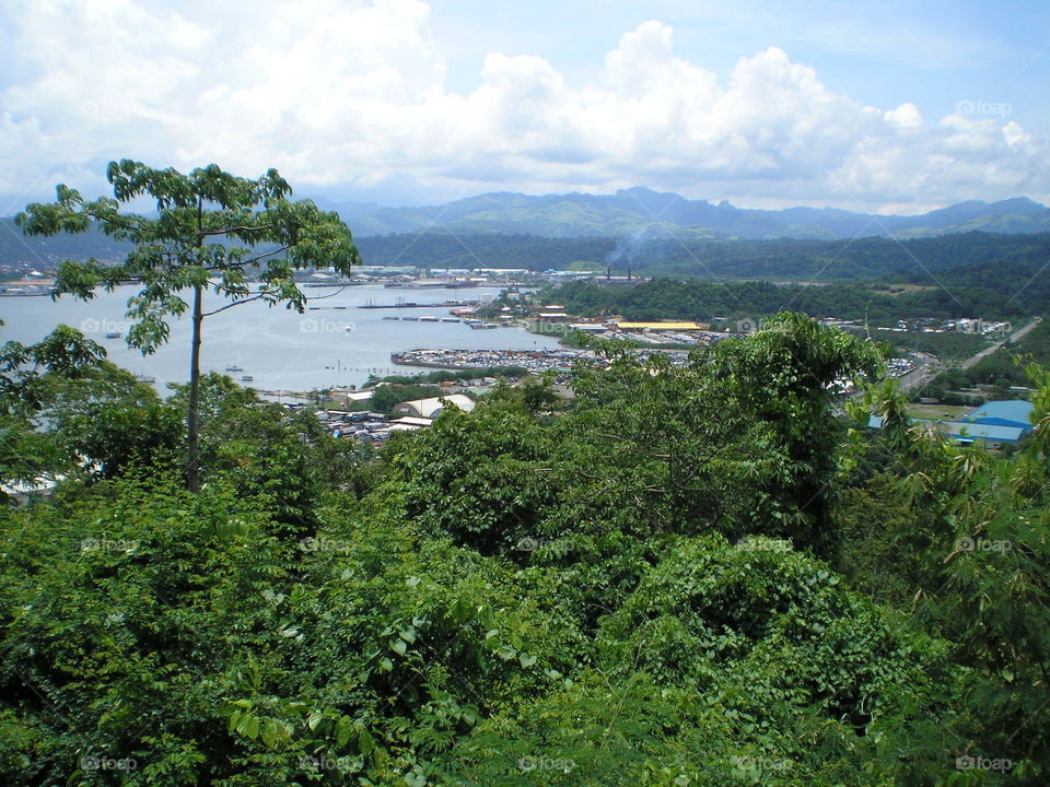 Subic Bay. Former naval base in the Philippines