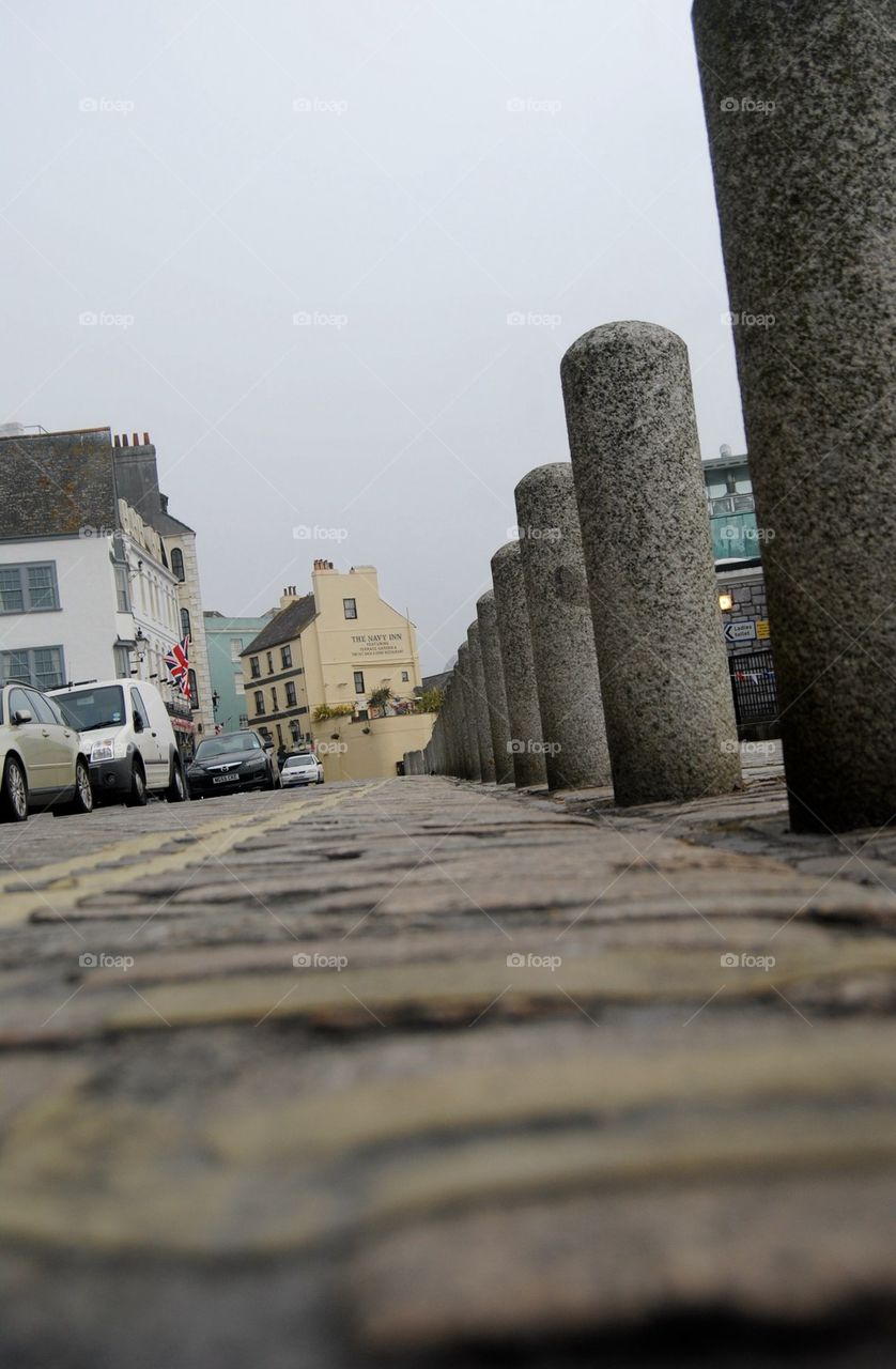 Worm's Eye View of Plymouth