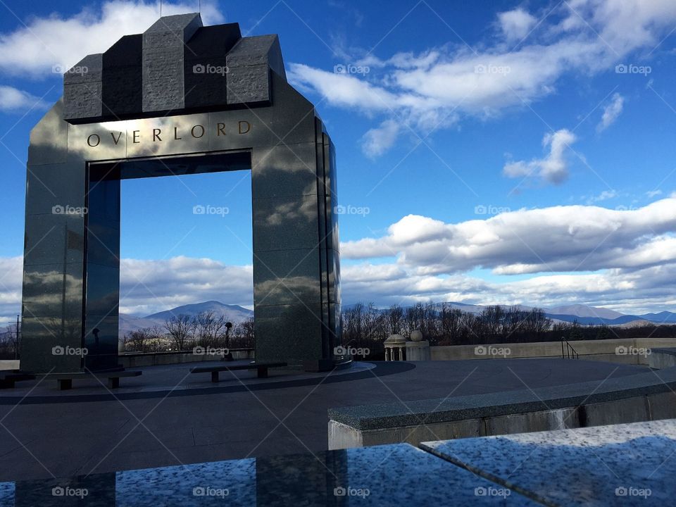 Overlord. A day at the National D-Day Memorial, commemorating the WWII battle of Normandy, France
