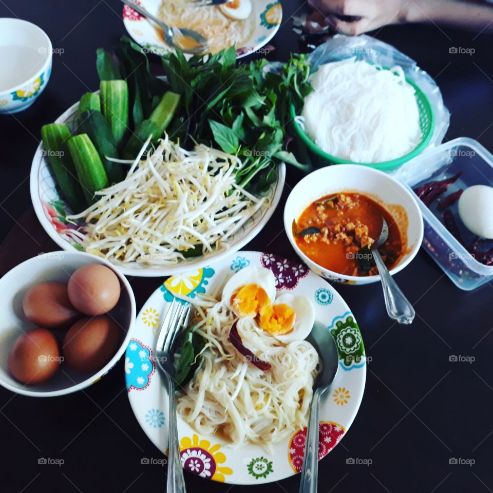 my homemade breakfast Thai cuisine