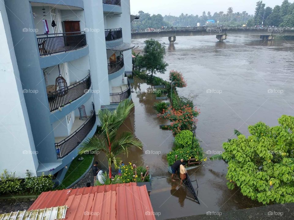 Kerala rain Happand (Aluva)