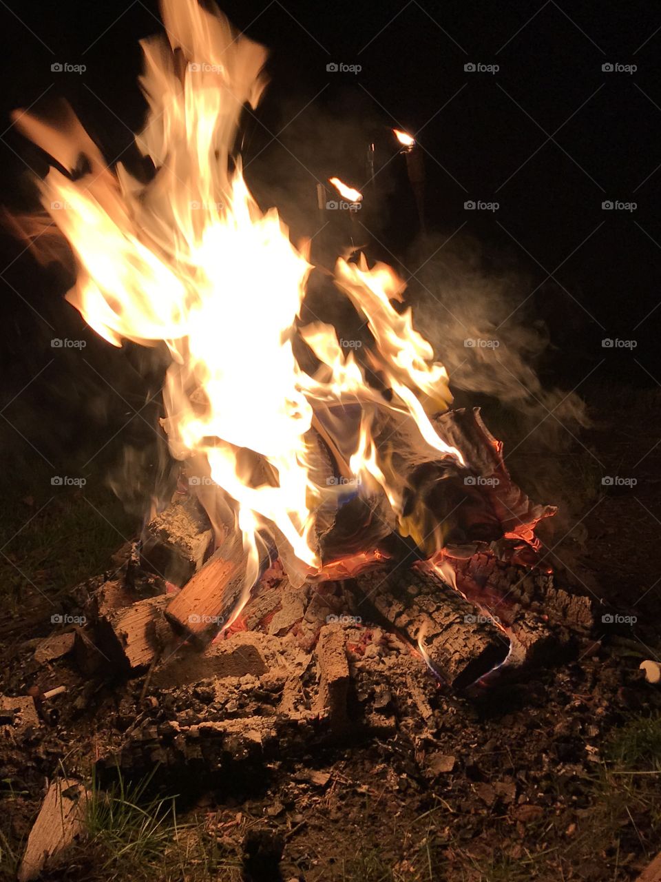 Campfire. 
