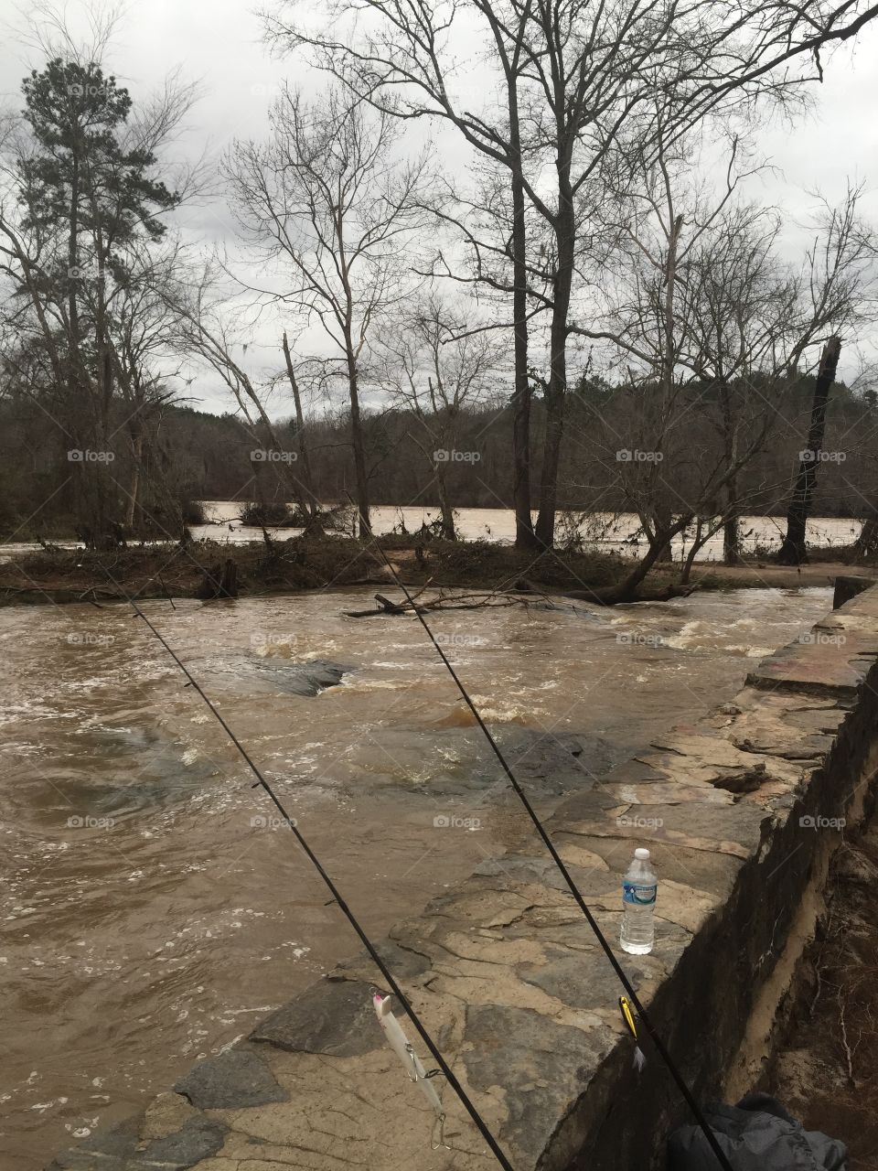 Fishing in Chattahoochee River