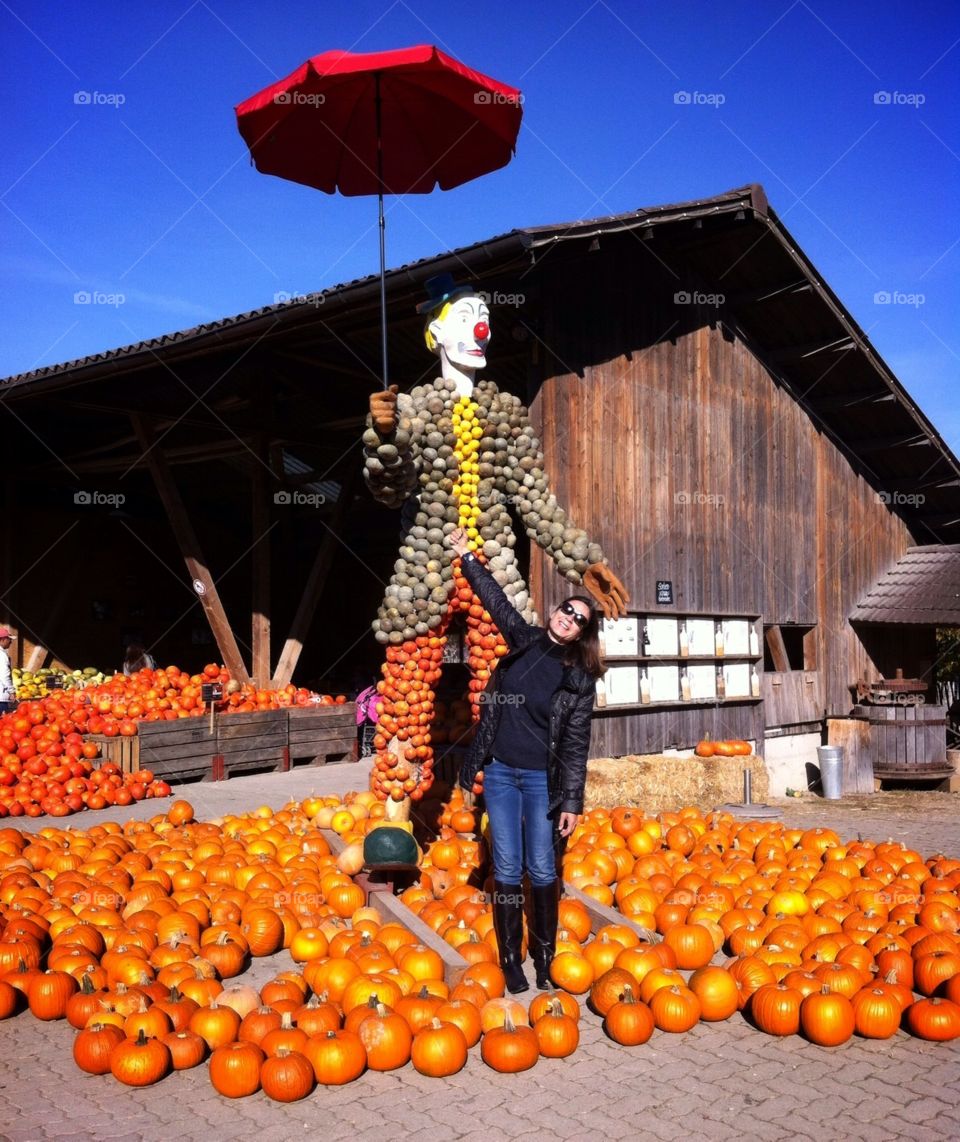 People enjoying Fall