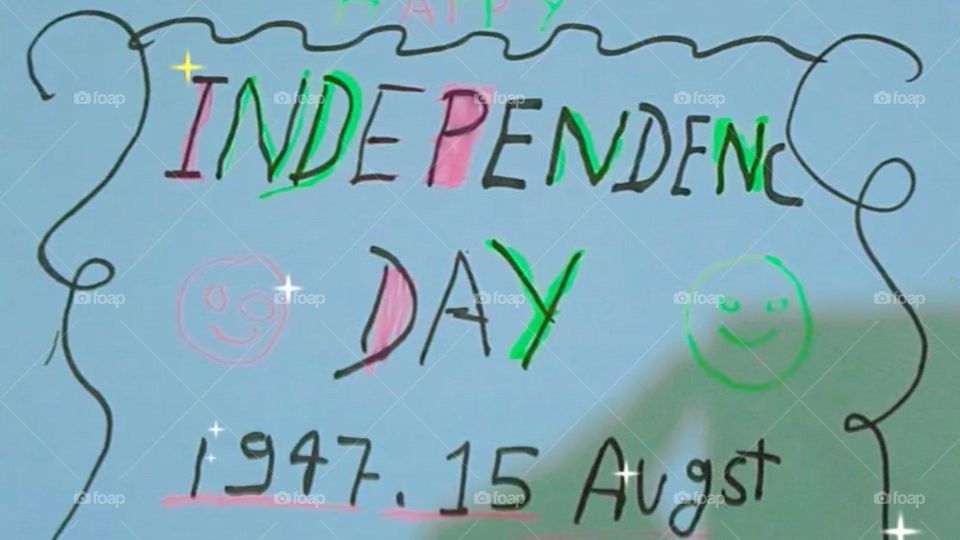 Celebrating π Happy independence day India
We celebrate this day with lots of enthusiasm and joy every year because our country got freedom at this day in 1947 from the British rule. We are here to celebrate of independence day.
