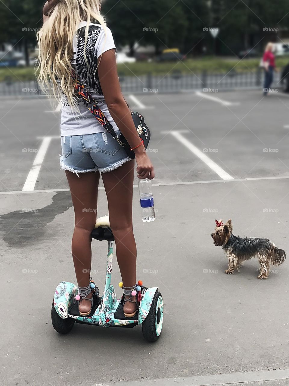 Scooter in the city 