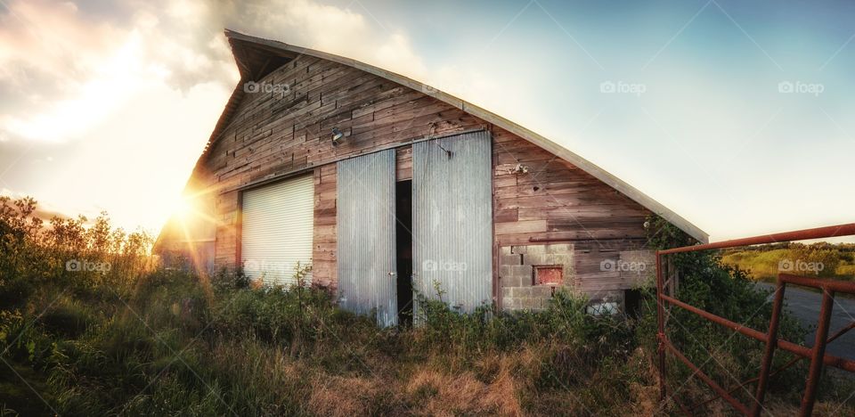 House near empty road