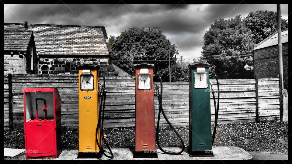 Old gas station 