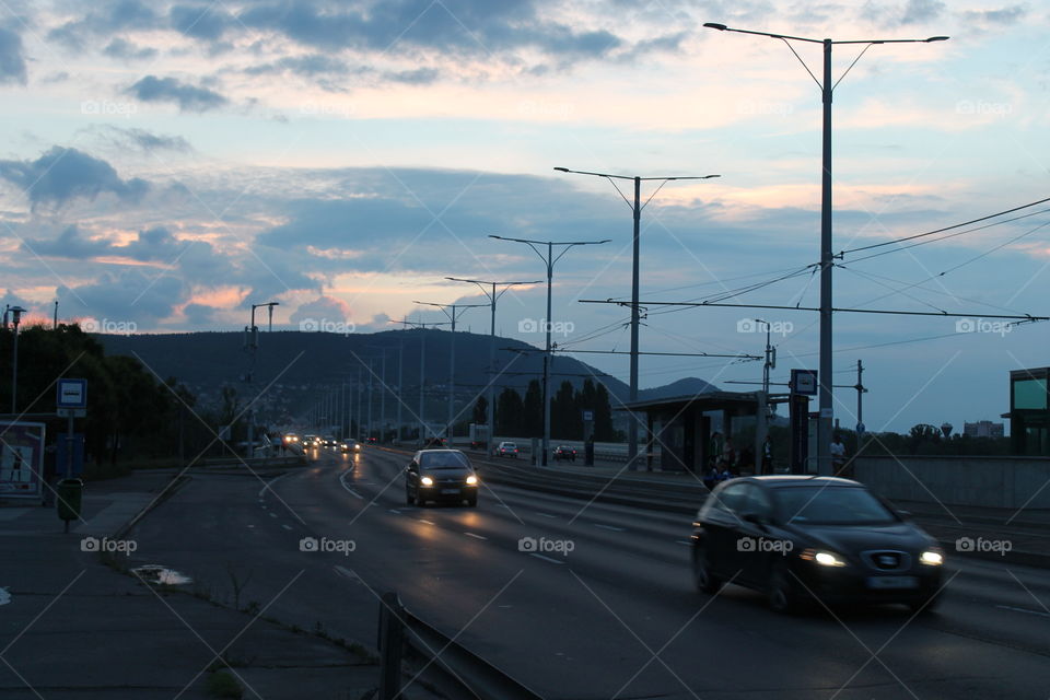 Road. Budapest. 