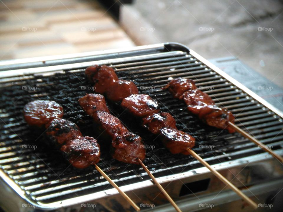 Meatballs satay