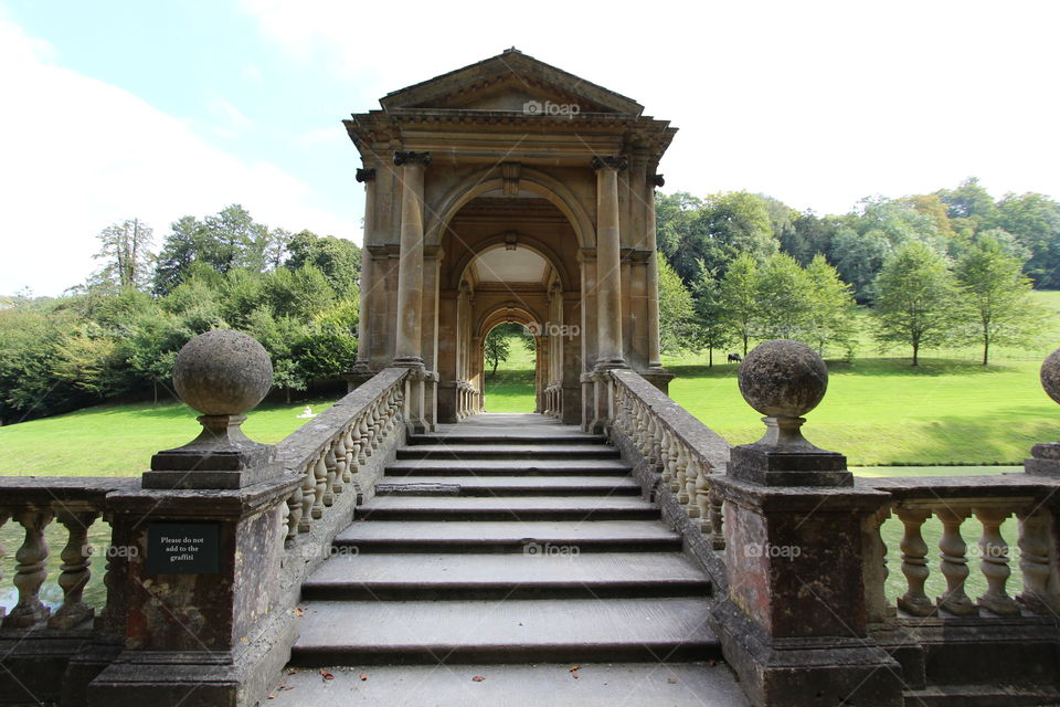 View of park entrance