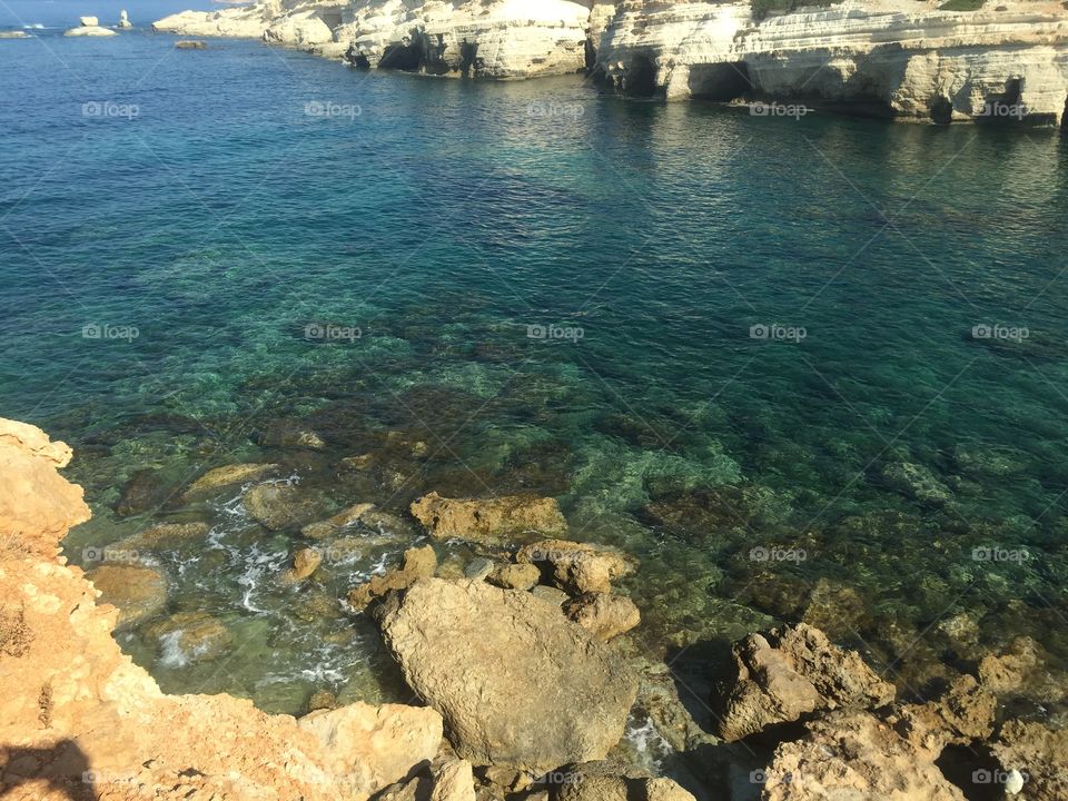 Clear lake, Cyprus