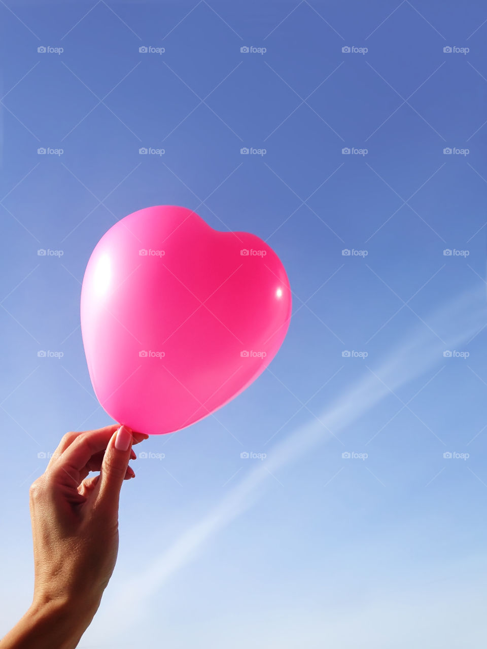 Heart shaped party balloon 