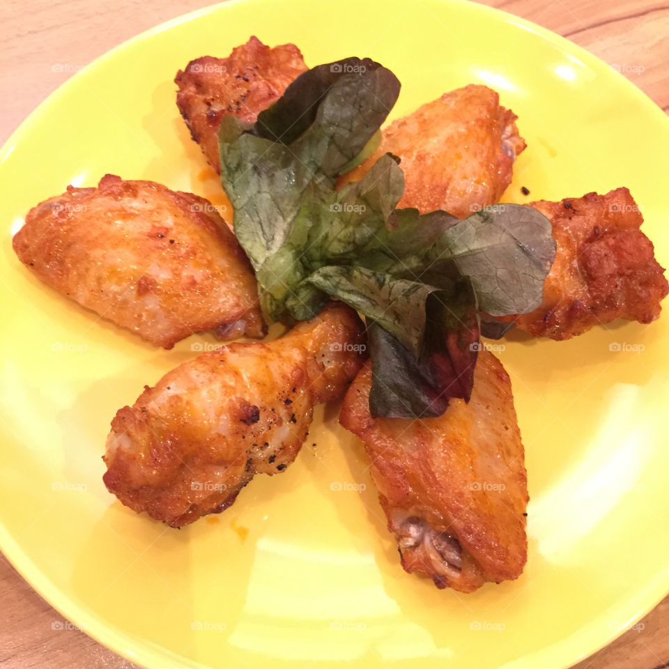 Bar-B-Q chicken wings