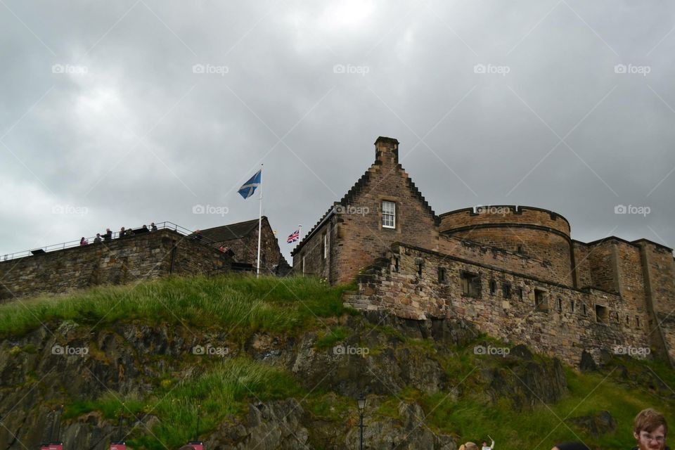 The castle of Edinburgh 