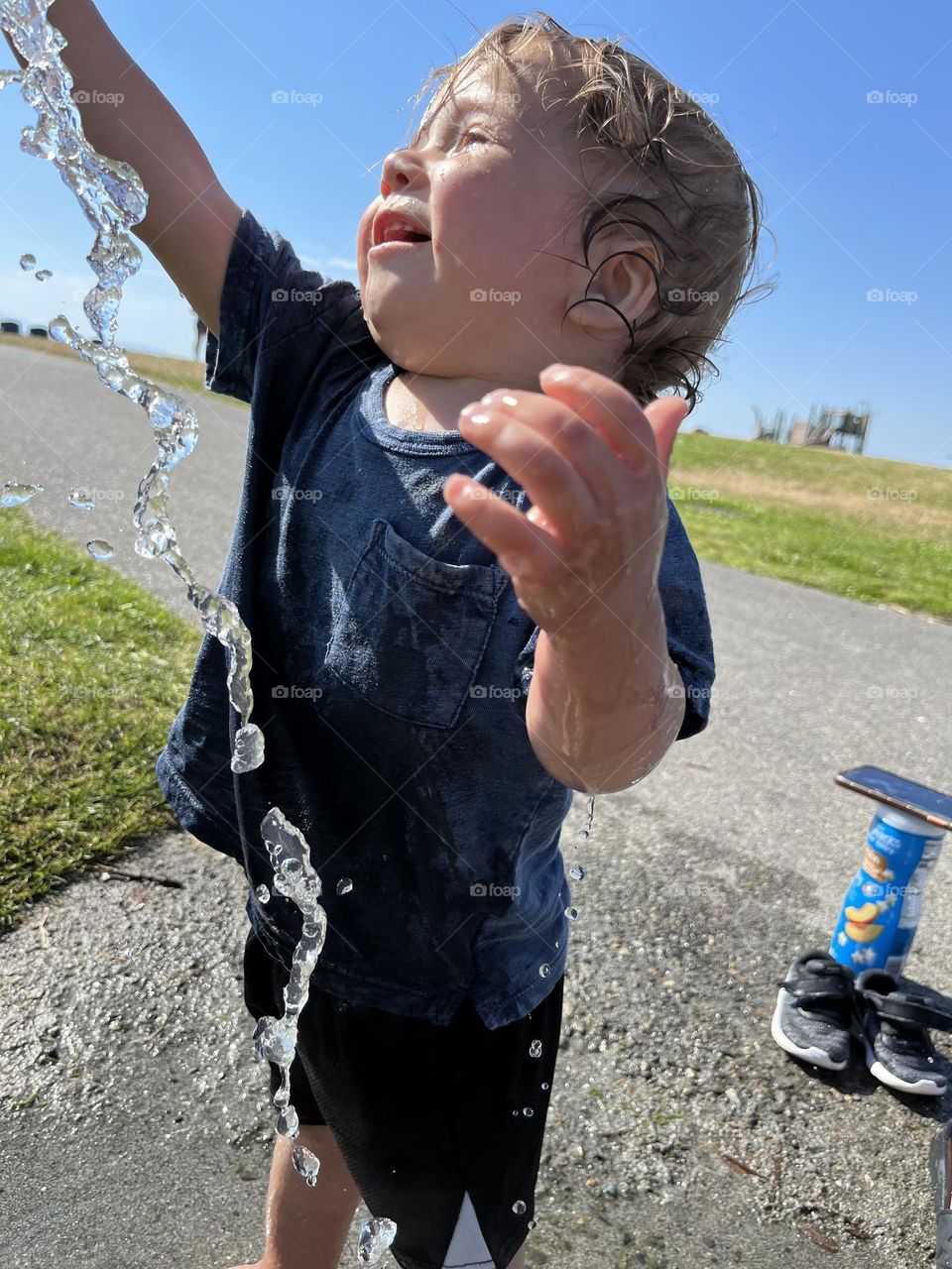Playing with water 