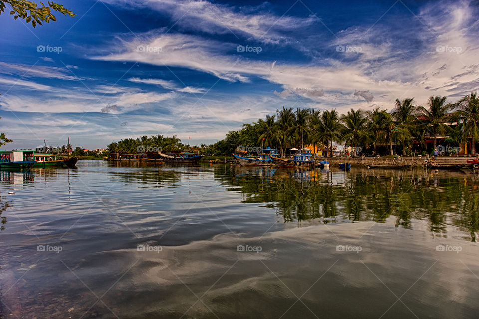 picturesque landscape of Hoi An old town in central Vietnam part of UNESCO world heritage