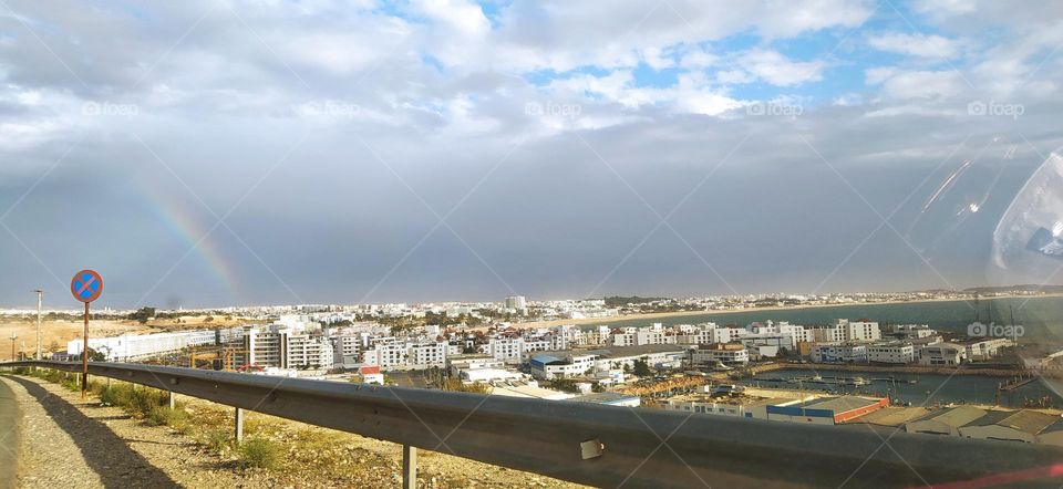 rainbow and nice view