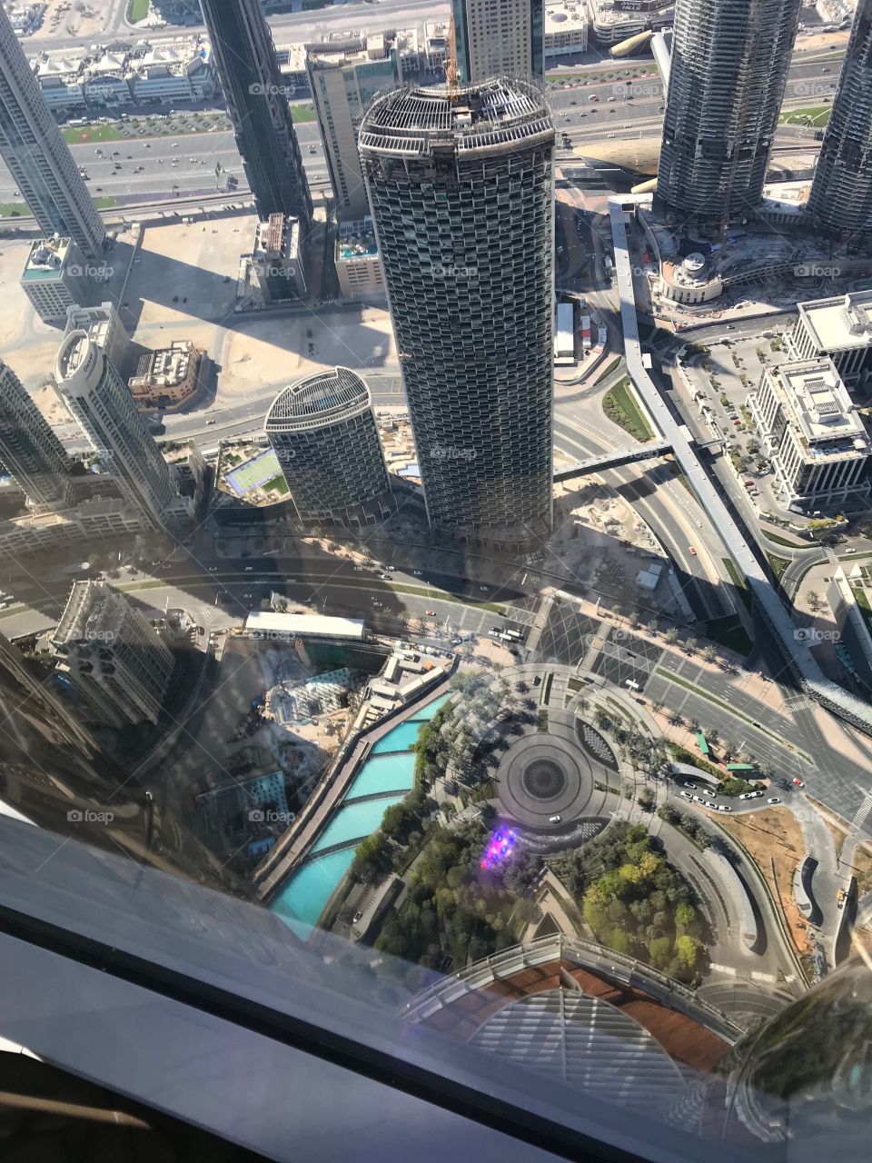 A view from the top of the Burj Khalifa. Dubai. £20.00