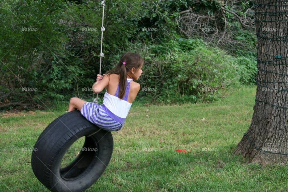 Tire swing