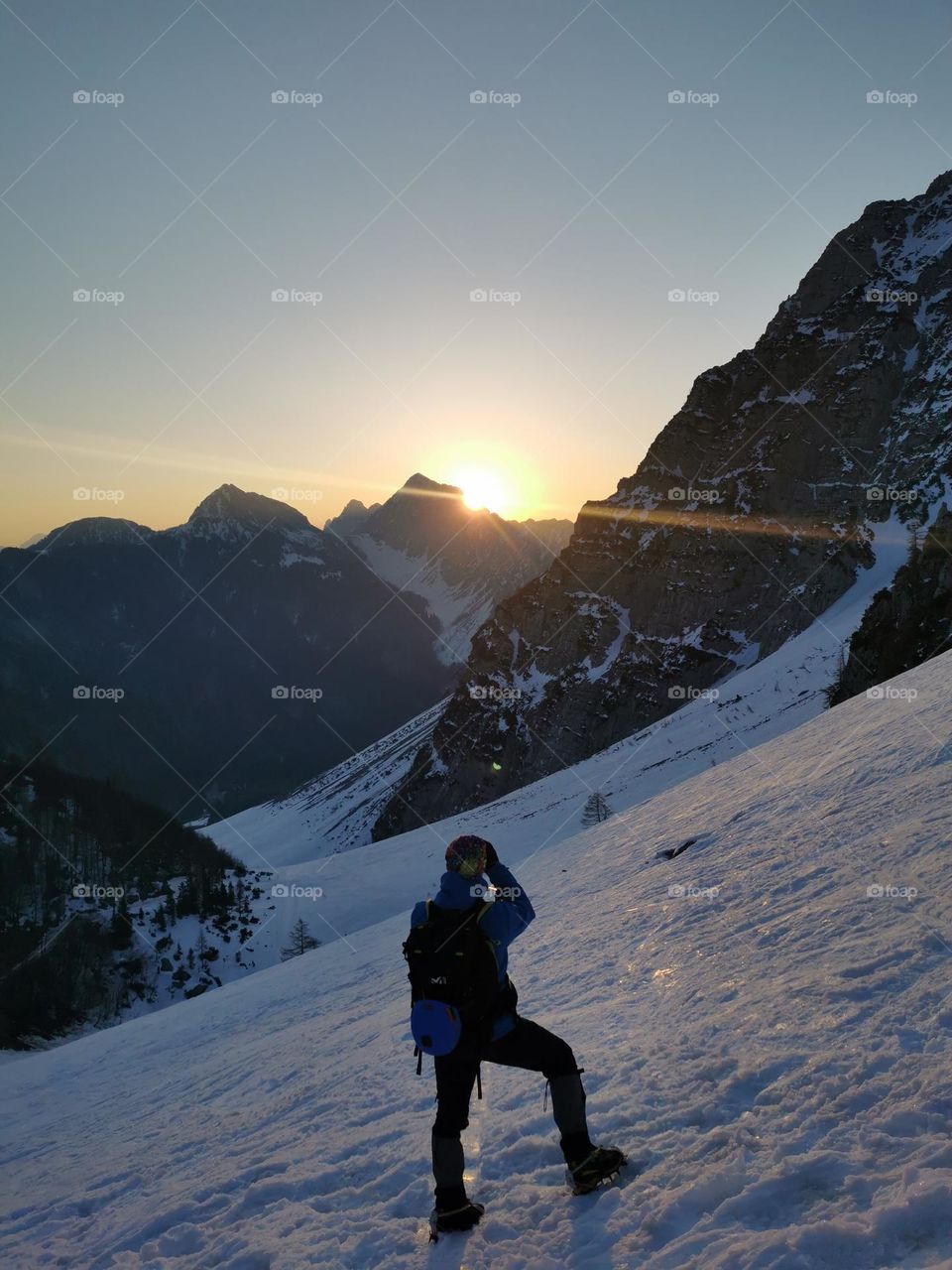 Sunrise in the mountains